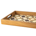 Luxury Moroccan Style Wooden Tray - Handcrafted Decorative Design - Premium Decorative Objects from MANOPOULOS Chess & Backgammon - Just €25! Shop now at MANOPOULOS Chess & Backgammon