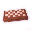 Handcrafted Mahogany 3-in-1 Chess & Backgammon Board in Blue - Premium Backgammon from MANOPOULOS Chess & Backgammon - Just €79.50! Shop now at MANOPOULOS Chess & Backgammon