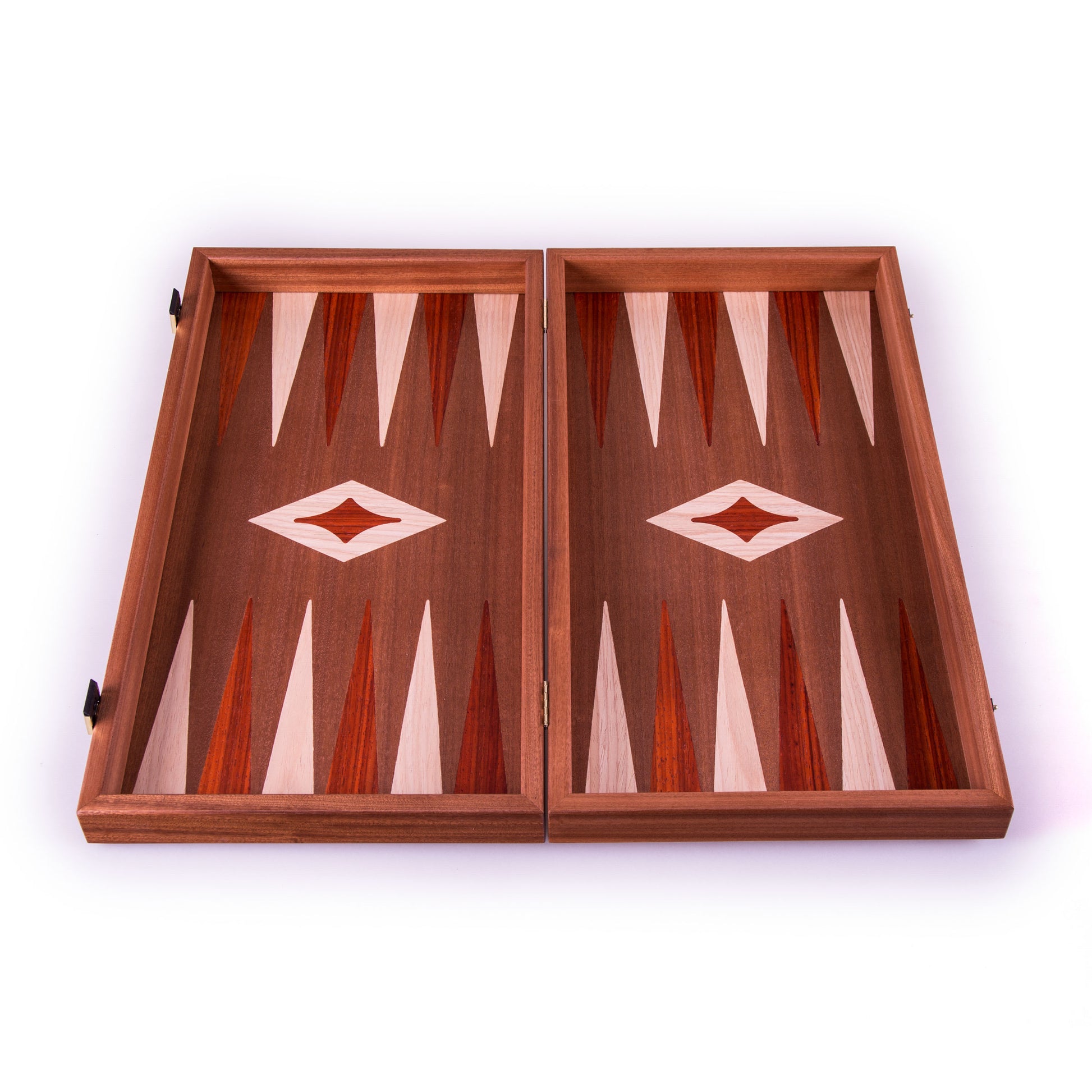 Handcrafted Mahogany 3-in-1 Chess & Backgammon Board in Red - Premium Backgammon from MANOPOULOS Chess & Backgammon - Just €79.50! Shop now at MANOPOULOS Chess & Backgammon