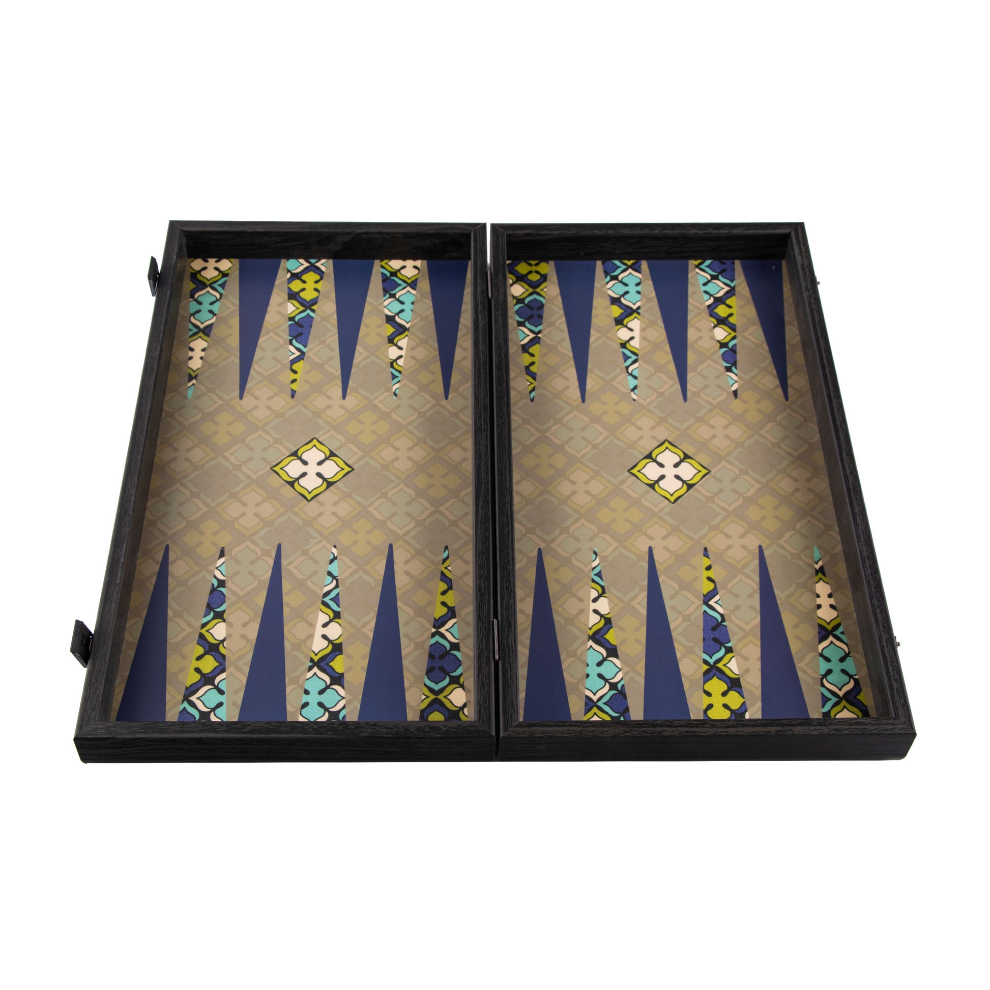 GEOMETRICAL FLORAL PATTERN Backgammon - Premium Backgammon from MANOPOULOS Chess & Backgammon - Just €59! Shop now at MANOPOULOS Chess & Backgammon