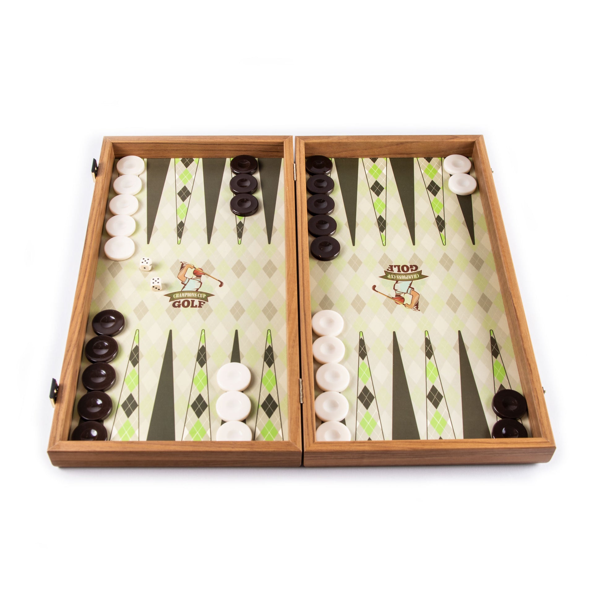 GOLF Backgammon - Premium Backgammon from MANOPOULOS Chess & Backgammon - Just €79! Shop now at MANOPOULOS Chess & Backgammon