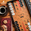 Handcrafted Hipster Style Backgammon Set - Unique and Contemporary Design - Premium Backgammon from MANOPOULOS Chess & Backgammon - Just €79! Shop now at MANOPOULOS Chess & Backgammon