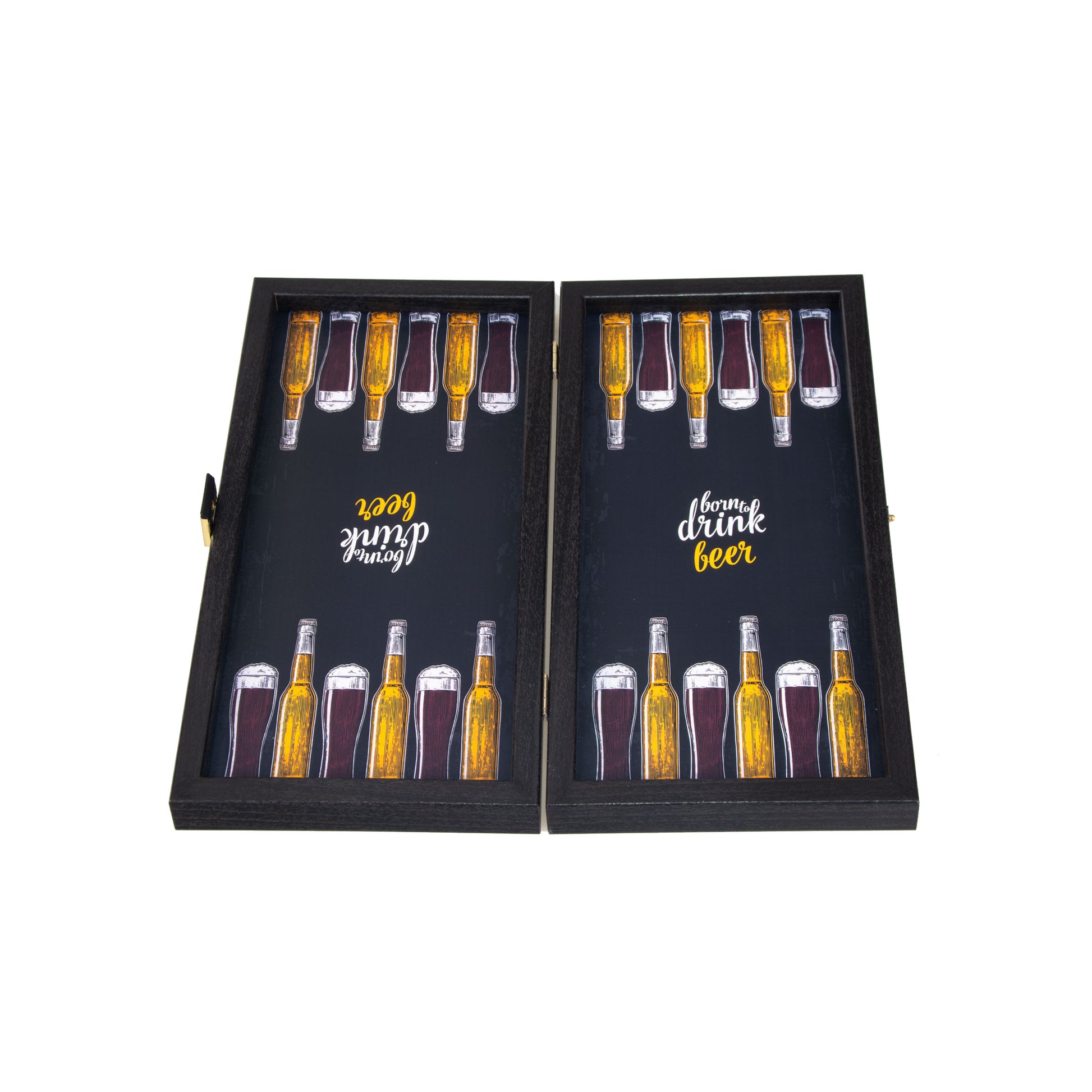 BEER - Travel Size Backgammon - Premium Backgammon from MANOPOULOS Chess & Backgammon - Just €39! Shop now at MANOPOULOS Chess & Backgammon