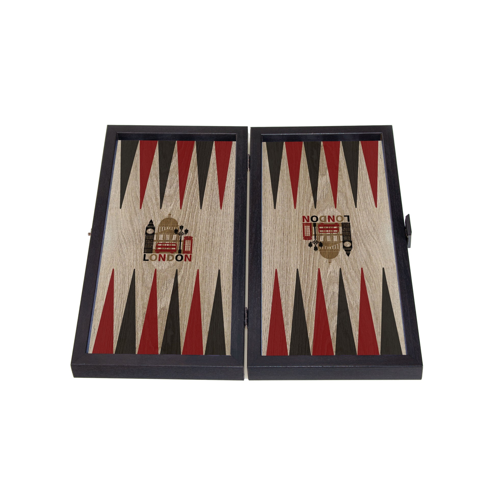 London Travel Size Backgammon Set - Portable and Stylish Design - Premium Backgammon from MANOPOULOS Chess & Backgammon - Just €39! Shop now at MANOPOULOS Chess & Backgammon