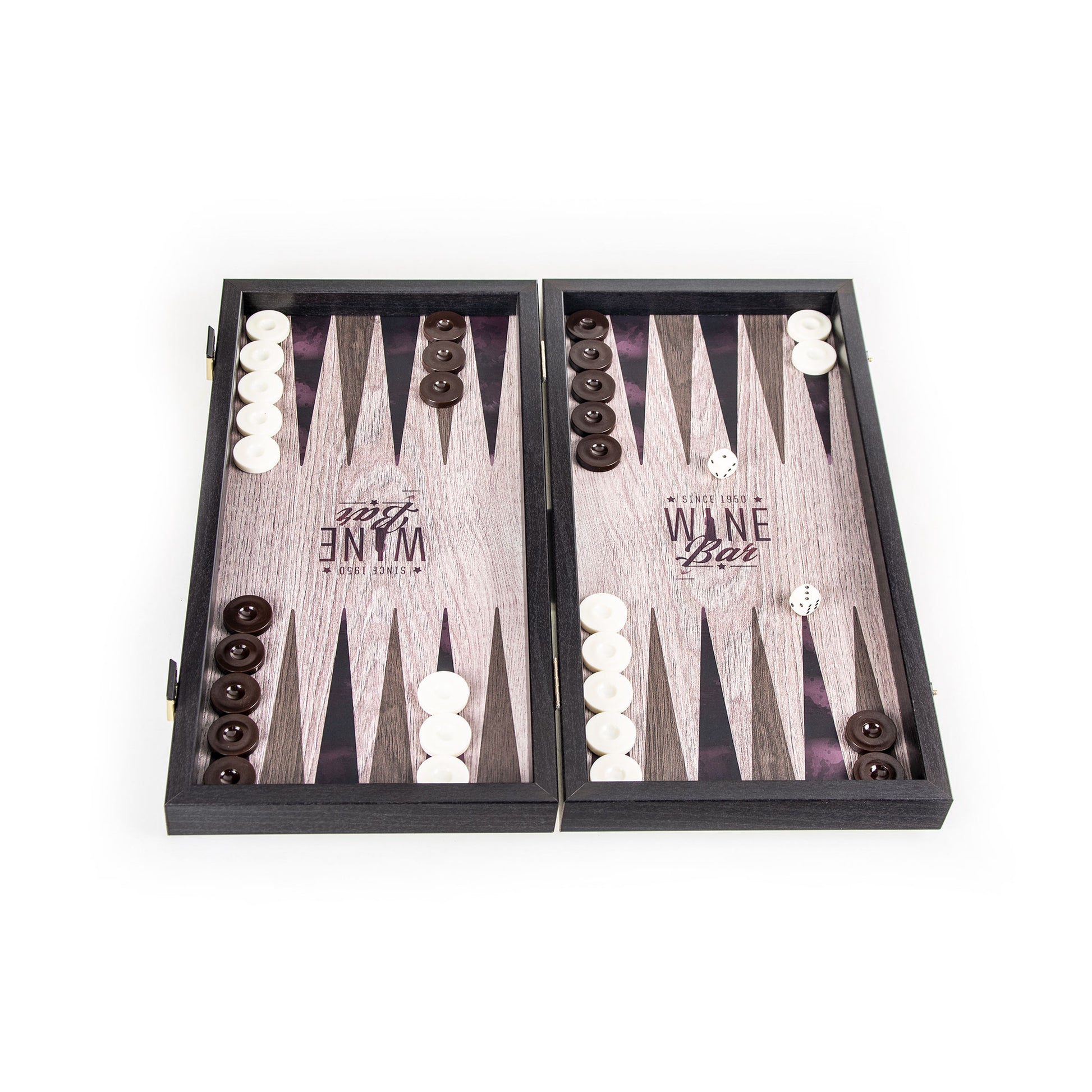 WINE - Travel Size Backgammon - Premium Backgammon from MANOPOULOS Chess & Backgammon - Just €39! Shop now at MANOPOULOS Chess & Backgammon
