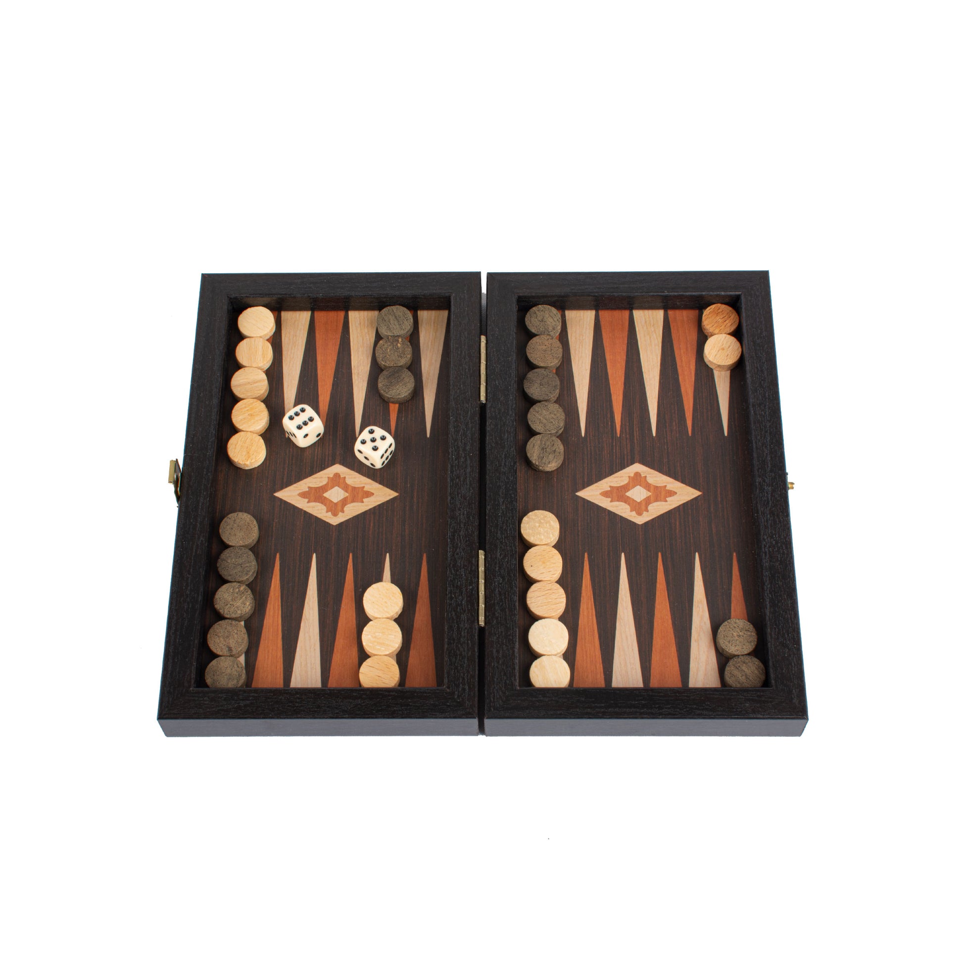 WENGE REPLICA WOOD Backgammon - Premium Backgammon from MANOPOULOS Chess & Backgammon - Just €21.80! Shop now at MANOPOULOS Chess & Backgammon