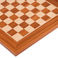Handcrafted Mahogany Wood & Oak Inlaid Chessboard - 34x34cm (Small) - Premium Chess from MANOPOULOS Chess & Backgammon - Just €43! Shop now at MANOPOULOS Chess & Backgammon