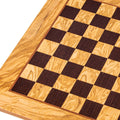 Handcrafted Olive Wood & Wenge Inlaid Chessboard - 40x40cm (Medium) - Premium Chess from MANOPOULOS Chess & Backgammon - Just €93! Shop now at MANOPOULOS Chess & Backgammon