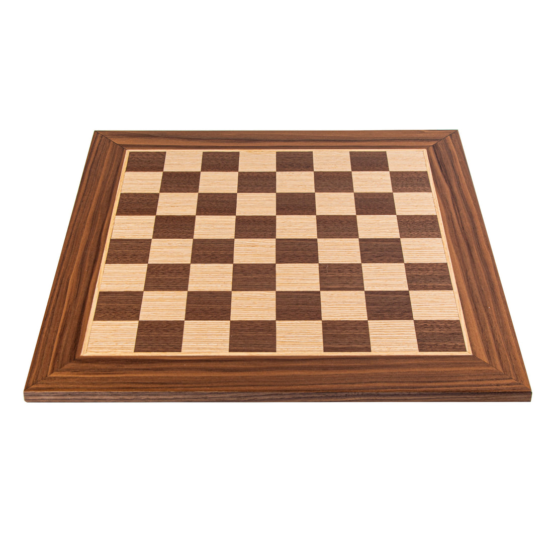 Handcrafted Walnut Wood & Oak Inlaid Chessboard - 50x50cm (Large) - Premium Chess from MANOPOULOS Chess & Backgammon - Just €69.50! Shop now at MANOPOULOS Chess & Backgammon