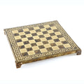 Handcrafted Greek Meander Style Brass Chess Set - 28x28cm (Small) - Premium Chess from MANOPOULOS Chess & Backgammon - Just €69! Shop now at MANOPOULOS Chess & Backgammon