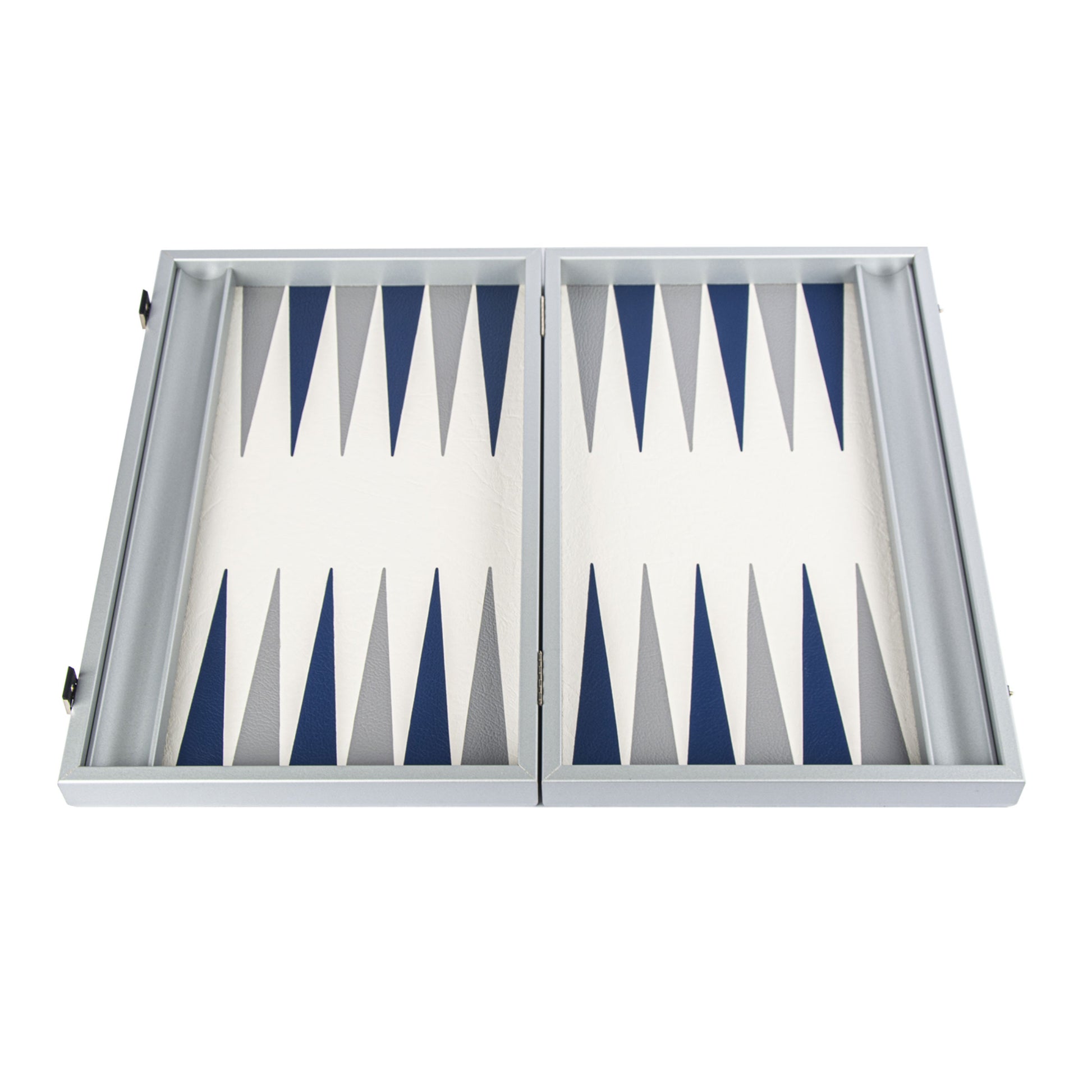 NAVY BLUE LEATHERETTE Backgammon - Premium Backgammon from MANOPOULOS Chess & Backgammon - Just €239! Shop now at MANOPOULOS Chess & Backgammon