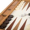 CROCODILE TOTE IN IVORY WITH BROWN FINISH LEATHER Backgammon - Premium Backgammon from MANOPOULOS Chess & Backgammon - Just €519! Shop now at MANOPOULOS Chess & Backgammon