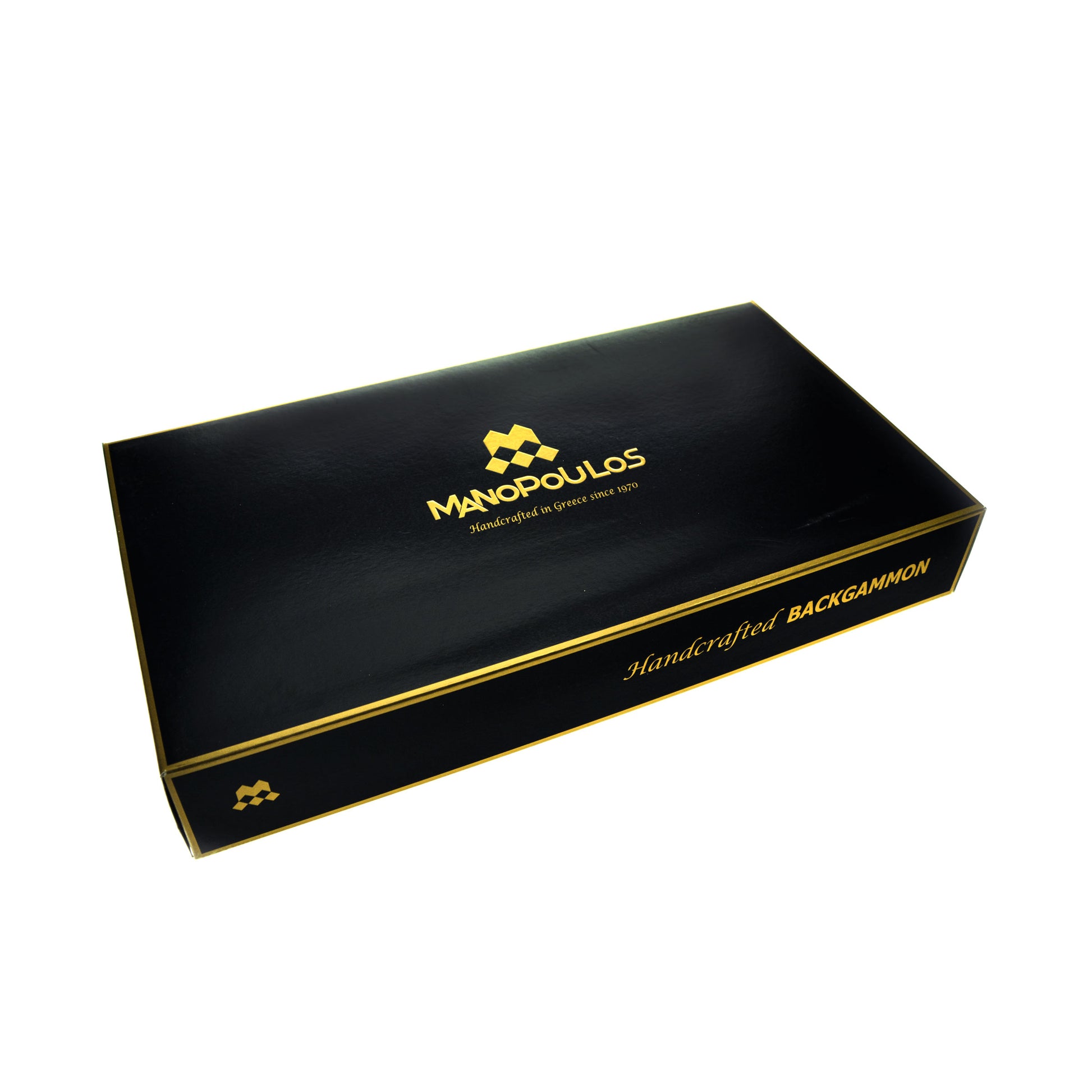 Premium Handcrafted Pearly Grey Vavona Backgammon Set - Premium Backgammon from MANOPOULOS Chess & Backgammon - Just €144! Shop now at MANOPOULOS Chess & Backgammon