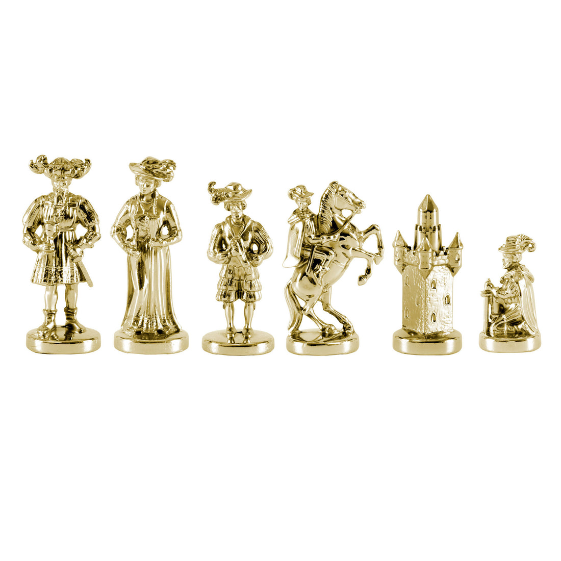MEDIEVAL KNIGHTS Chessmen (Large) - Gold/Silver - Premium Chess from MANOPOULOS Chess & Backgammon - Just €142! Shop now at MANOPOULOS Chess & Backgammon