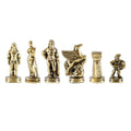 SPARTAN WARRIOR Chessmen  (Small) - Gold/Silver - Premium Chess from MANOPOULOS Chess & Backgammon - Just €69.50! Shop now at MANOPOULOS Chess & Backgammon
