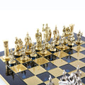 ARCHERS CHESS SET with gold/silver chessmen and bronze chessboard 44 x 44cm (Large) - Premium Chess from MANOPOULOS Chess & Backgammon - Just €275! Shop now at MANOPOULOS Chess & Backgammon