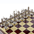 GREEK MYTHOLOGY CHESS SET in wooden box with gold/silver chessmen and bronze chessboard 34 x 34cm (Medium) - Premium Chess from MANOPOULOS Chess & Backgammon - Just €183! Shop now at MANOPOULOS Chess & Backgammon